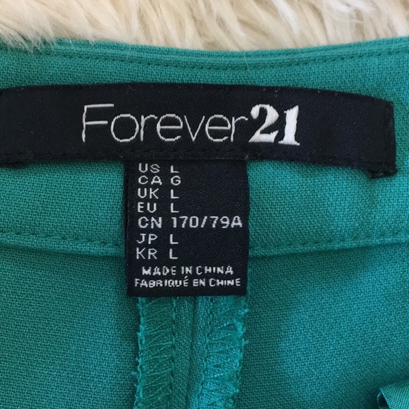 Super cute teal high waisted shorts, large - Picture 4 of 7